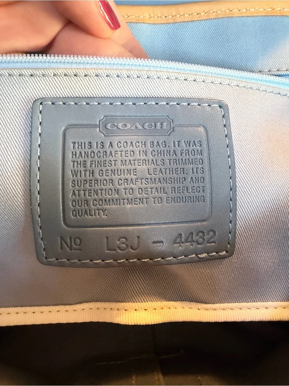 Coach stylish navy